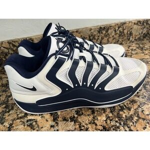 Nike KD 18 TB White Navy Basketball Shoes IH5096-110 Mens Sz 18 Player Exclusive